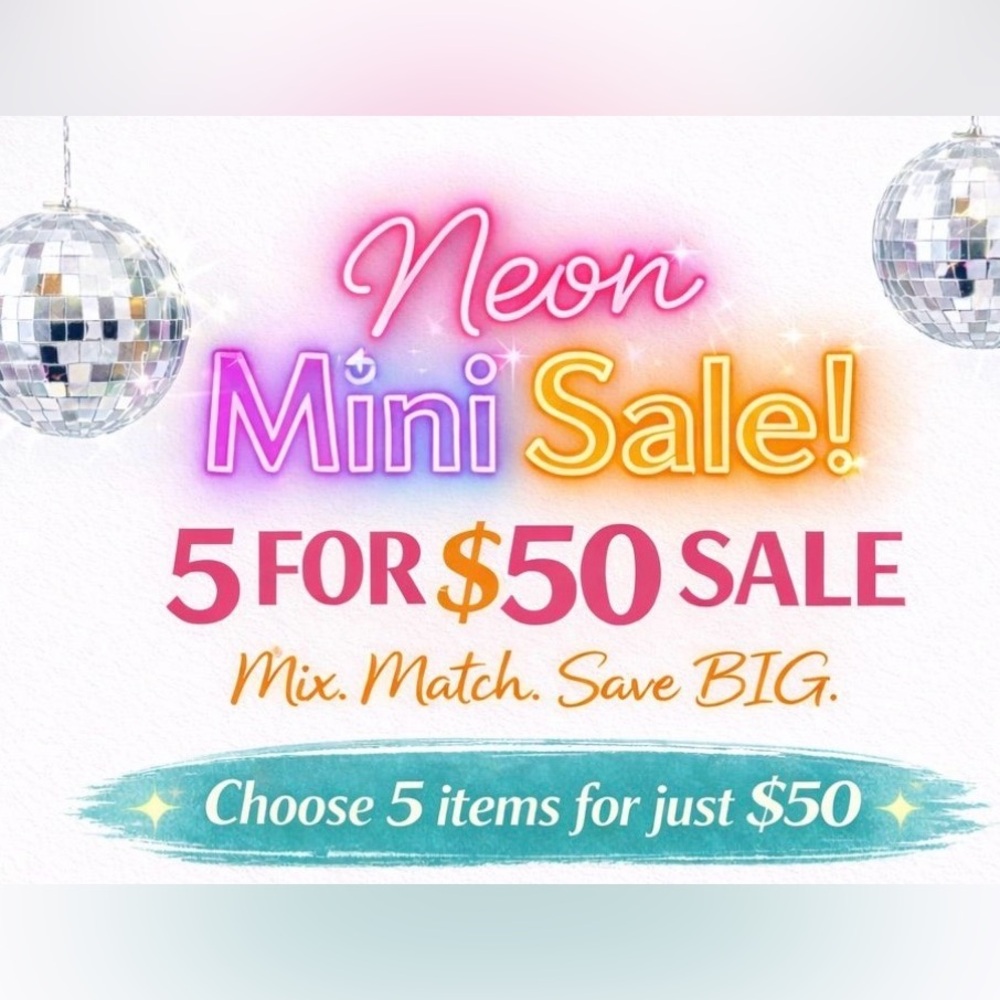 5 for $50 Mix & Match Special Offer Must Have 5 In A Bundle To Get Sales Prices